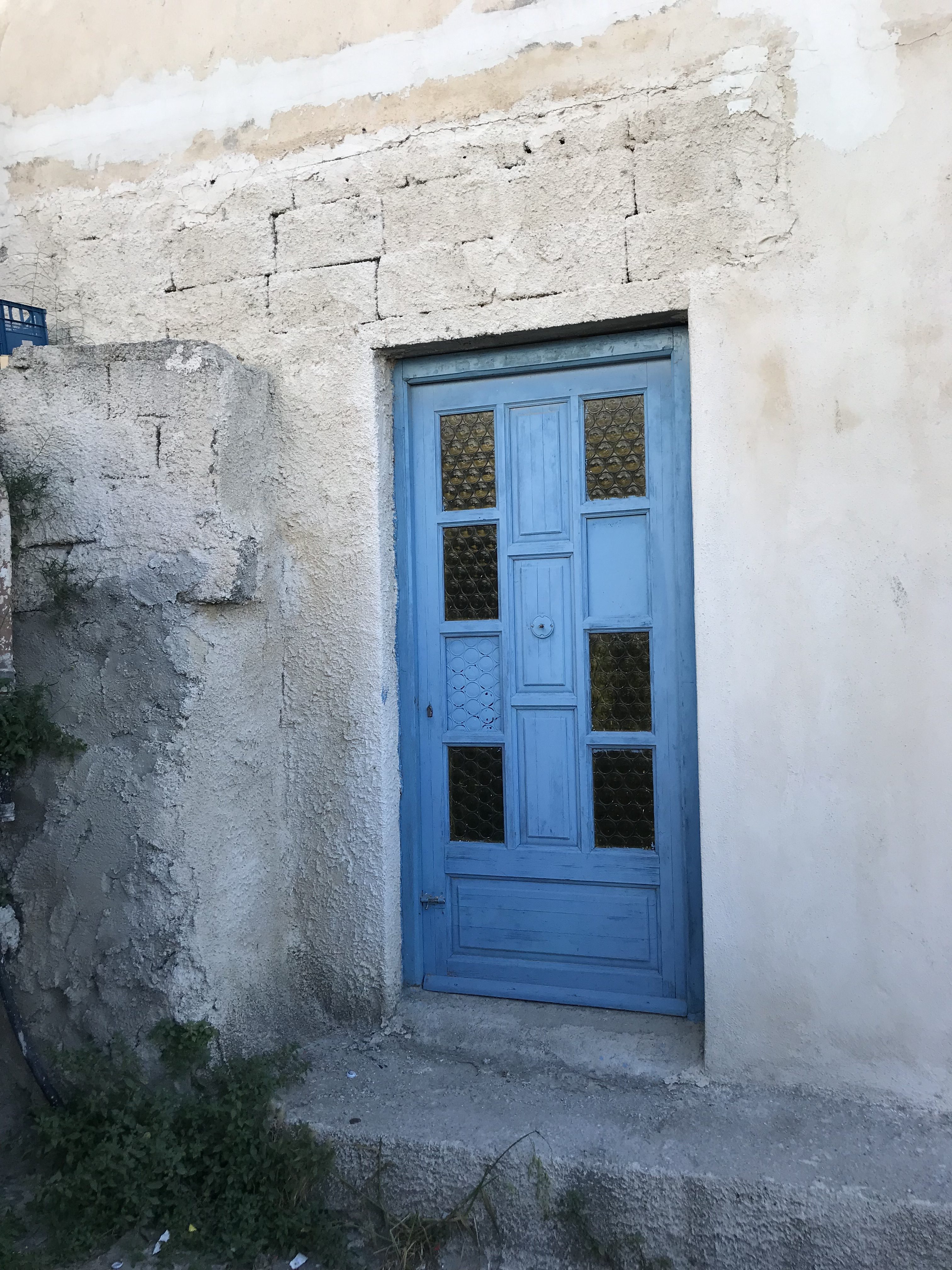 Blue Decorative door