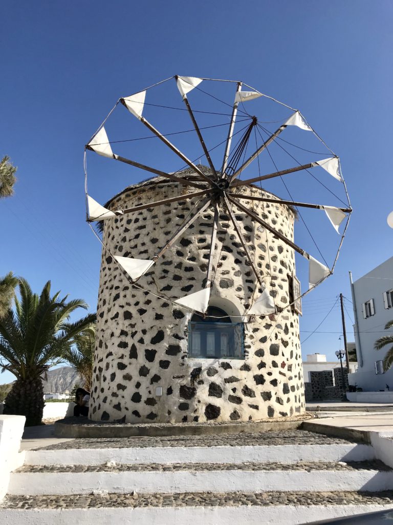 Windmill in the town of Karterados